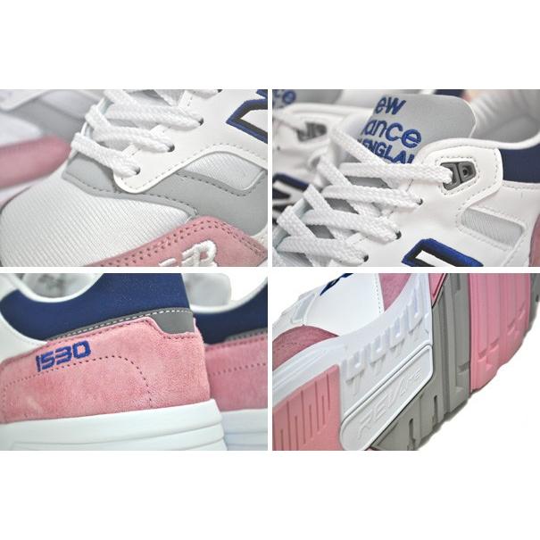 ニューバランス M1530 UK NEW BALANCE M1530WPB Made in England スニーカー NB 1500 30th Anniversary UK 1530 ピンク ホワイト ブルー width D｜ltd-online｜04