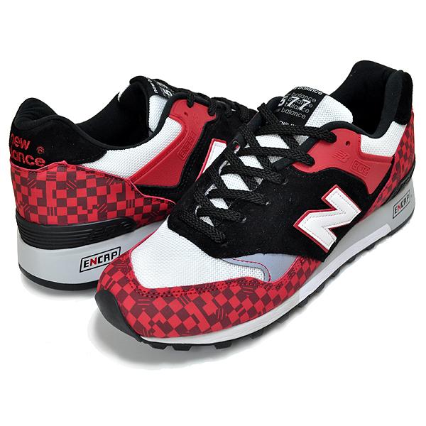 ニューバランス M577 UK NEW BALANCE M577HJK Made in England BLACK/RED width D スニーカー 577 ブラック レッド ホワイト ワイズ D｜ltd-online｜02