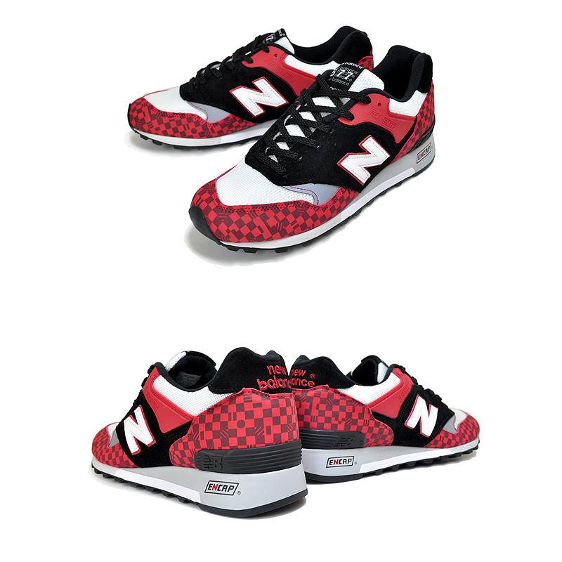 ニューバランス M577 UK NEW BALANCE M577HJK Made in England BLACK/RED width D スニーカー 577 ブラック レッド ホワイト ワイズ D｜ltd-online｜03