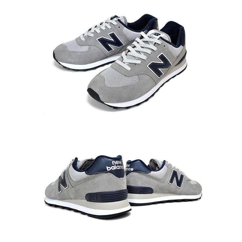 ニューバランス 574 NEW BALANCE ML574BE2 width D GRAY メンズ スニーカー グレー ネイビー 670｜ltd-online｜03