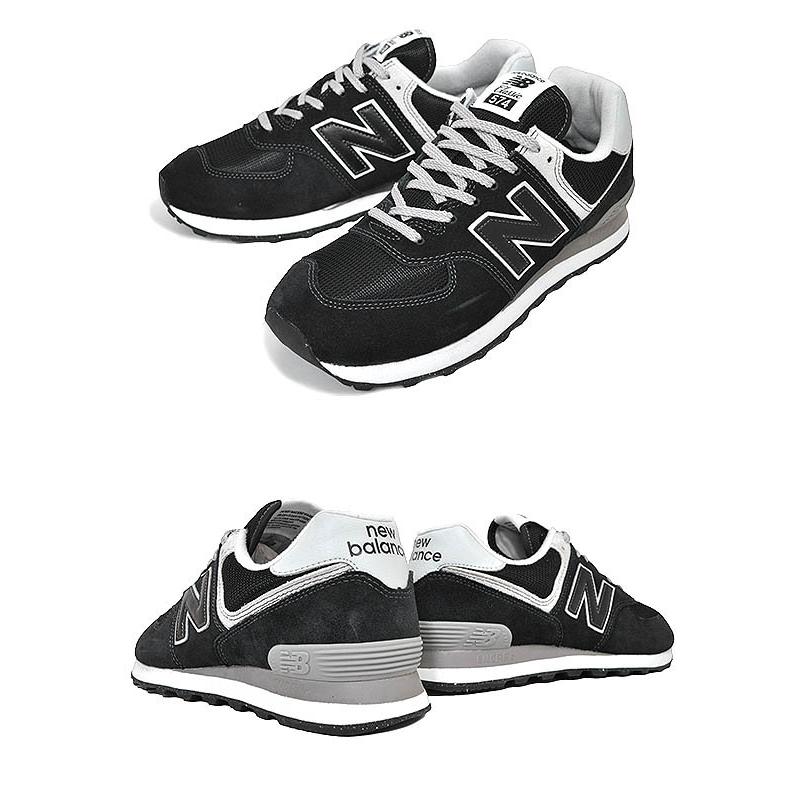 ◆【美品】ニューバランス ML574EVB ブラック グレー スエード メッシュ New Balance ニューバランス メンズ レディース スニーカー