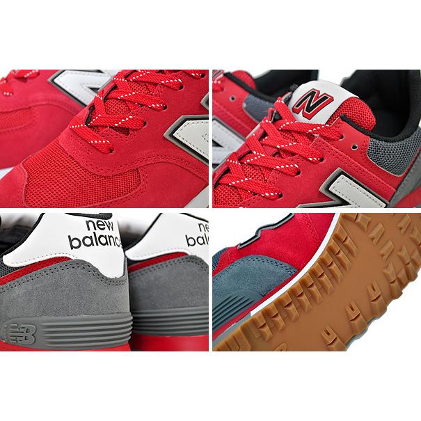 New Balance 574 レッド 安全靴 574シリーズ ニューバランス 574 NEW BALANCE ML574SKD RED width D