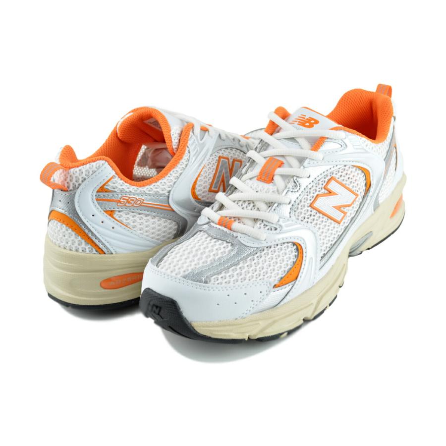New Balance（ニューバランス） 530 ホワイト オレンジ NEW BALANCE