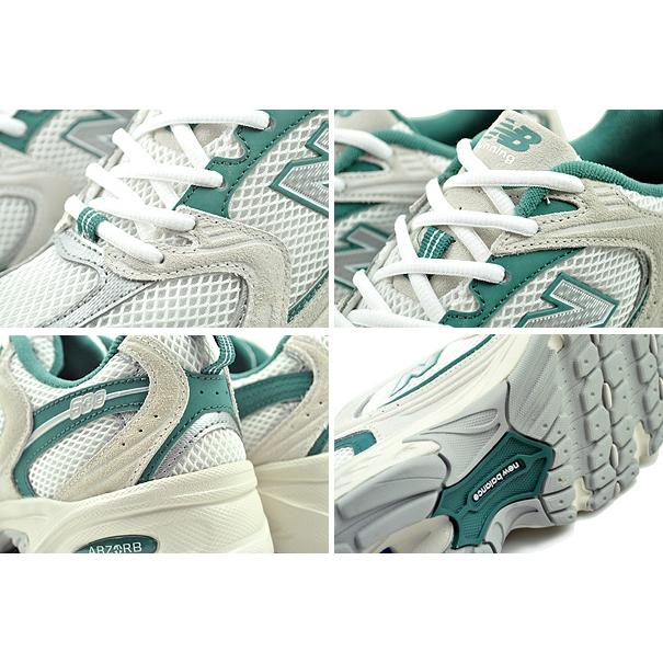 NEW BALANCE MR530QA width D ニューバランス 530 レディース メンズ スニーカー ホワイト ベージュ グリーン New Balance（ニューバランス） 530 NEW BALANCE MR530QA width D