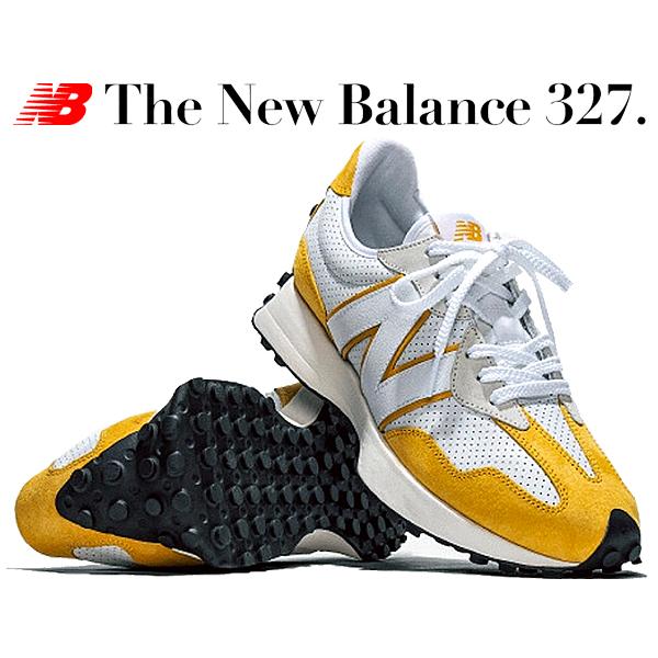 New Balance（ニューバランス） 327 NEW BALANCE MS327PG WHITE/YELLOW
