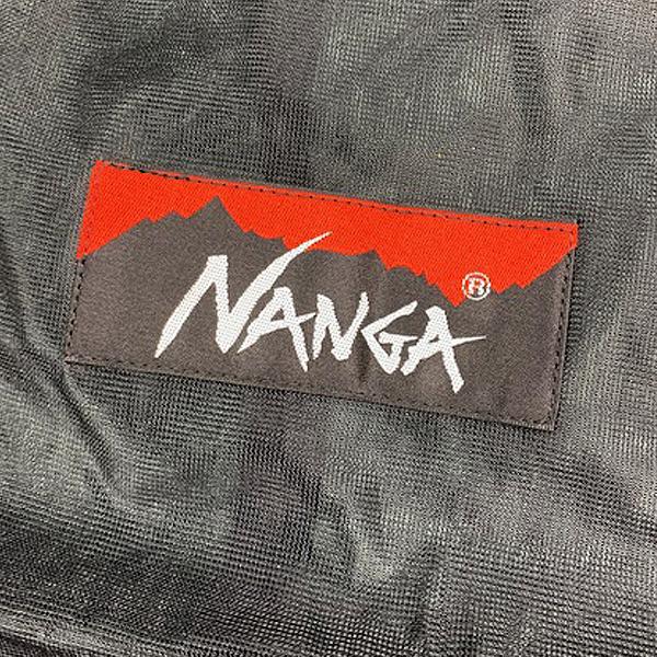 NANGA（ナンガ） メッシュバッグ NANGA MESH BAG BLACK n1mbbkn1