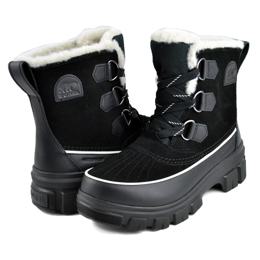 【美品】Chloe × SOREL コラボ ウィンターブーツ ボア リボン SOREL（ソレル） ティボリ5 ウォータープルーフ SOREL TIVOLI V WP