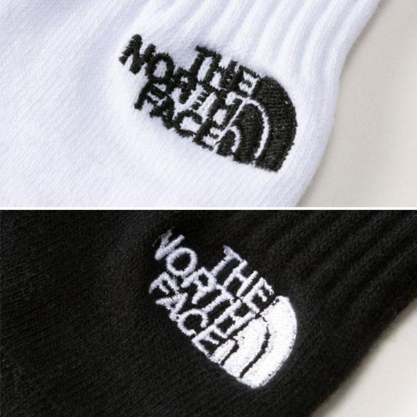 ノースフェイス ロゴ 2パック ショート ソックス THE NORTH FACE LOGO 2P SHORT TNF BLACK/TNF WHITE nn82214-kw 靴下 2足パック ユニセックス｜ltd-online｜04