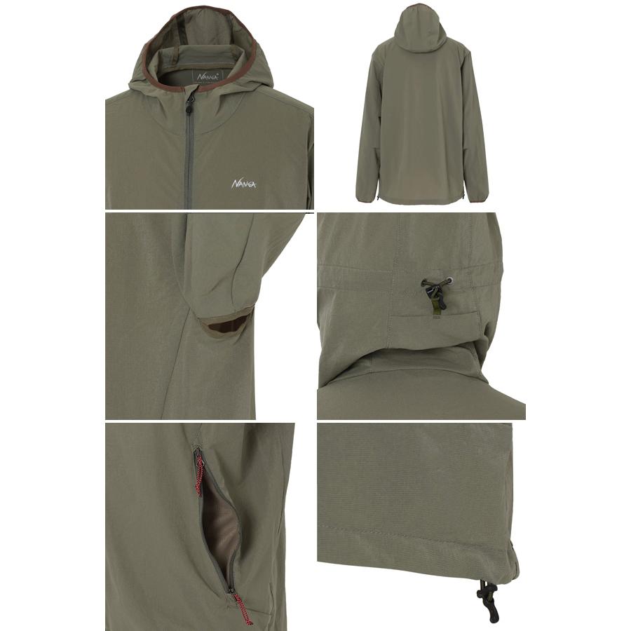 NANGA ナンガ エアクロスコンフィー ジップパーカー AIR CLOTH COMFY