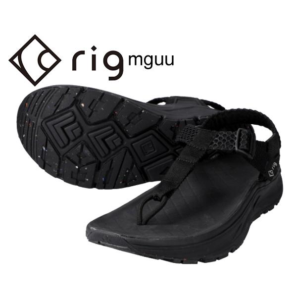 リグ ムグー rig mguu BLACK rg0007bl リカバリー サンダル フリップフロップ トング 鼻緒 ブラック rig FOOTWEAR｜ltd-online