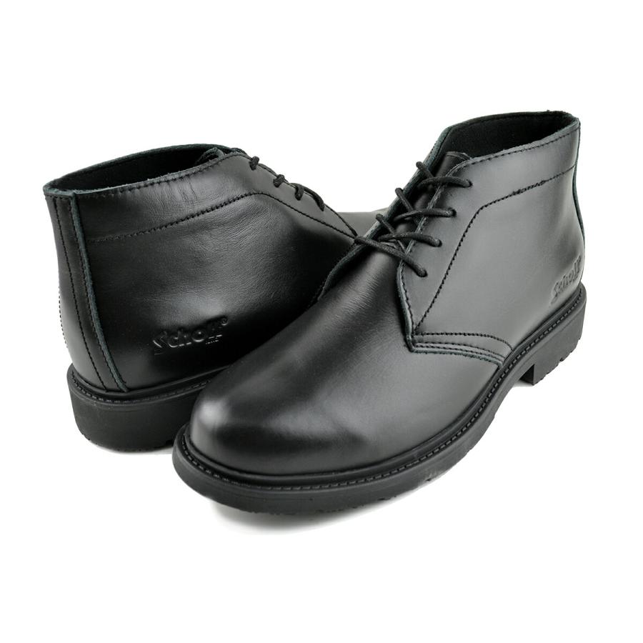 Schott N.Y.C（ショット） チャッカ ブーツ ブラック Schott CHUKA