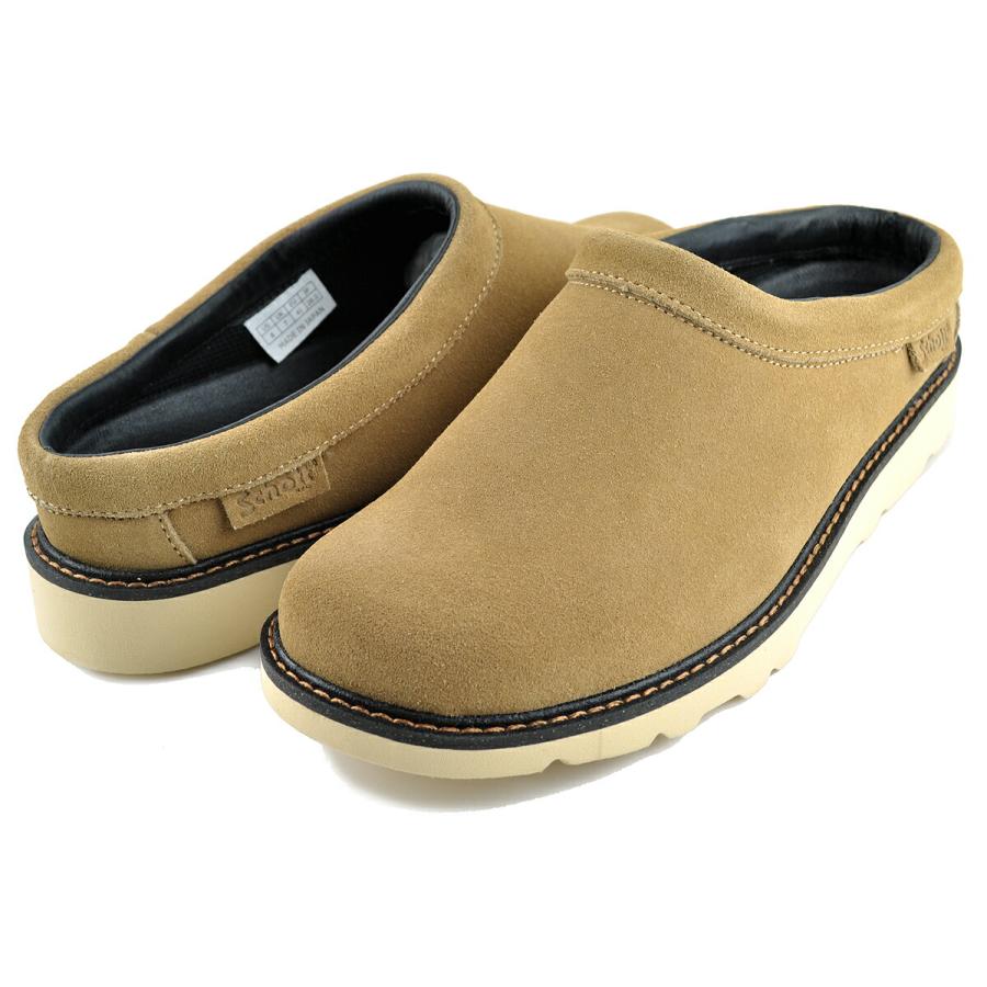 Schott N.Y.C（ショット） レザー クロッグ ベージュ Schott LEATHER