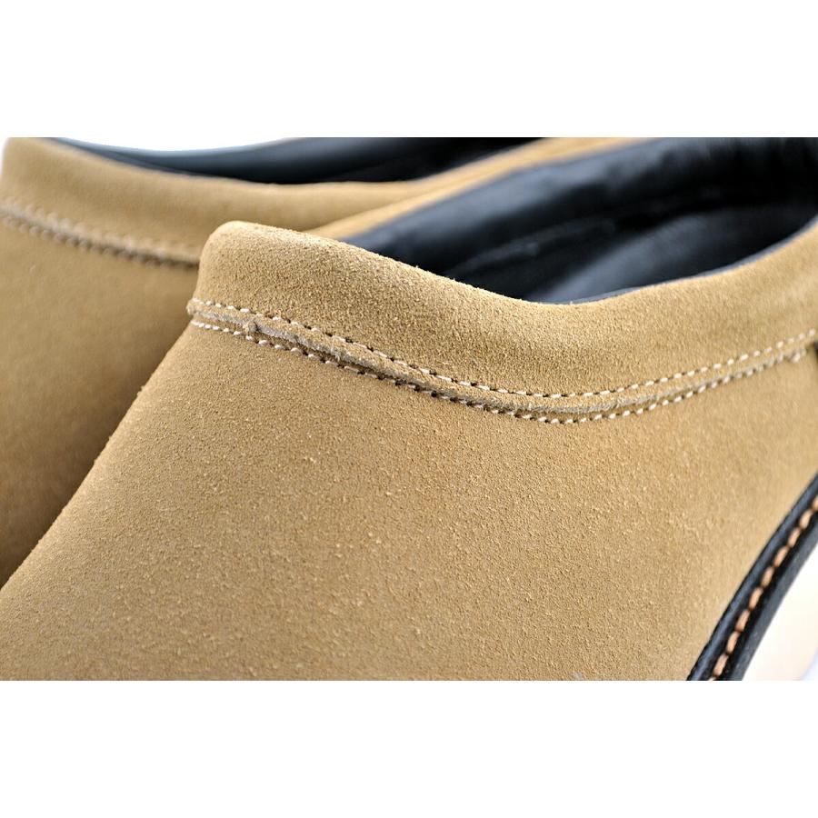 Schott N.Y.C（ショット） レザー クロッグ ベージュ Schott LEATHER
