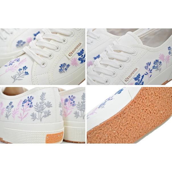 SUPERGA（スペルガ） 2750 SUPERGA 2750 ORGANIC FLOWERS EMBROIDERY