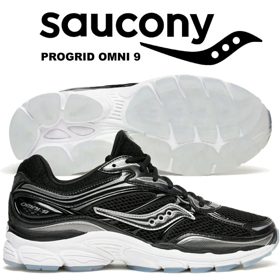 Saucony（サッカニー） プロ グリッド オムニ9 ブラック ノワール
