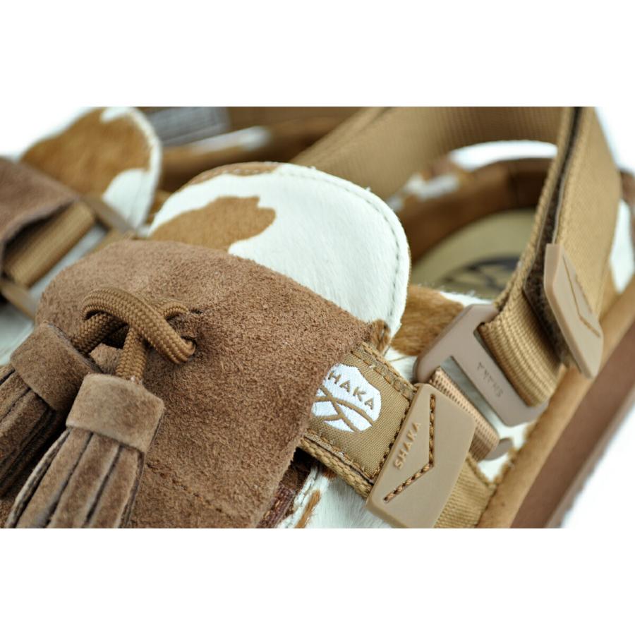 SHAKA（シャカ） MOC ミュール タッセル カウヘアー ポニー SHAKA MOC