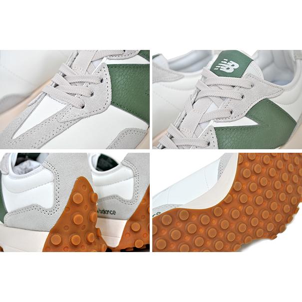 ニューバランス 327 NEW BALANCE U327LX  Width D WHITE/GREEN レディース スニーカー ホワイト グリーン  ユニセックス｜ltd-online｜04