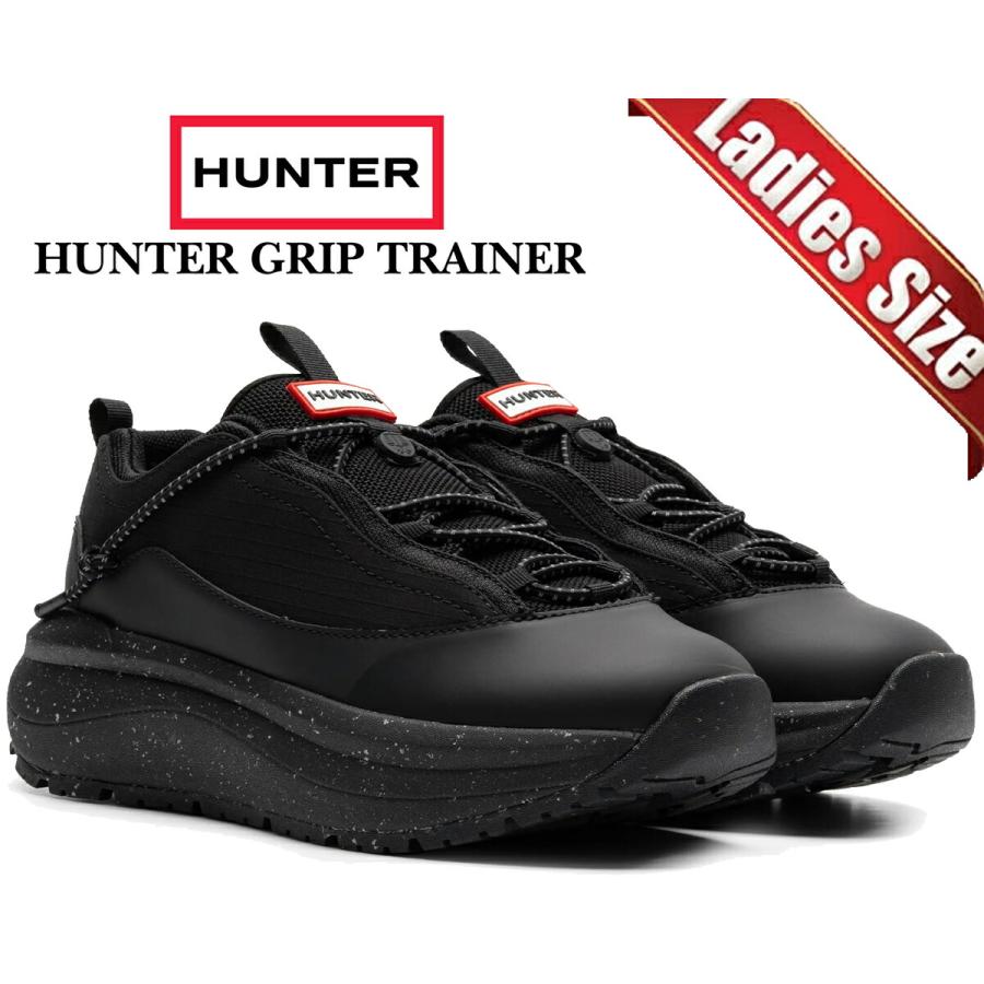 HUNTER（ハンター） ユニセックス グリップ トレーナー ブラック