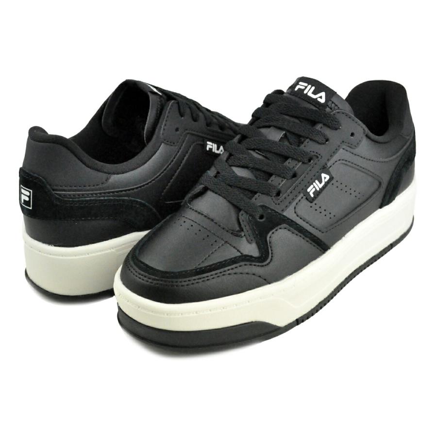 FILA（フィラ） コートフェザリー ブラック スノーホワイト FILA COURT