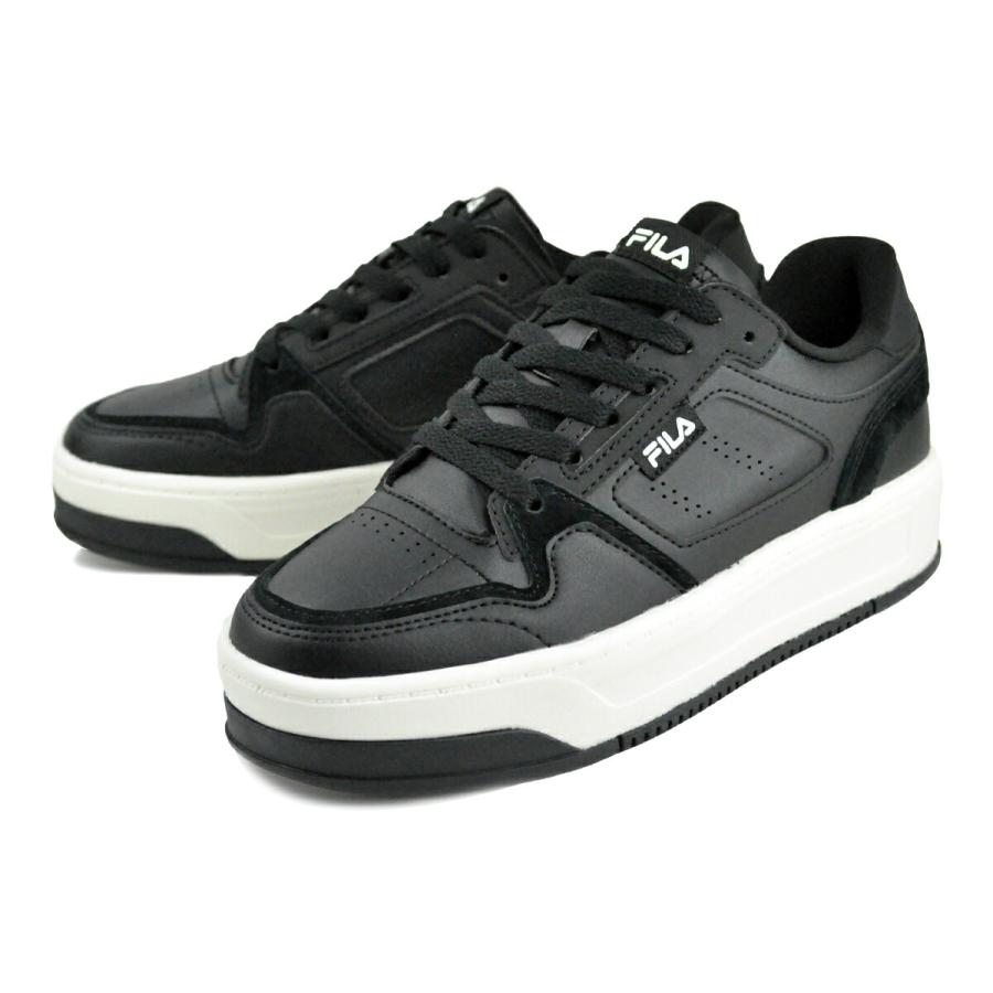 FILA（フィラ） コートフェザリー ブラック スノーホワイト FILA COURT