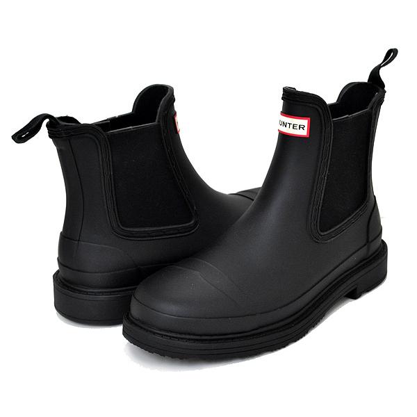 ハンター ウィメンズ コマンド チェルシー ブーツ HUNTER WOMENS COMMAND CHELSEA BOOT BLACK wfs1018rma-blk レディース 雨靴 長靴 レインブーツ サイドゴア｜ltd-online｜02