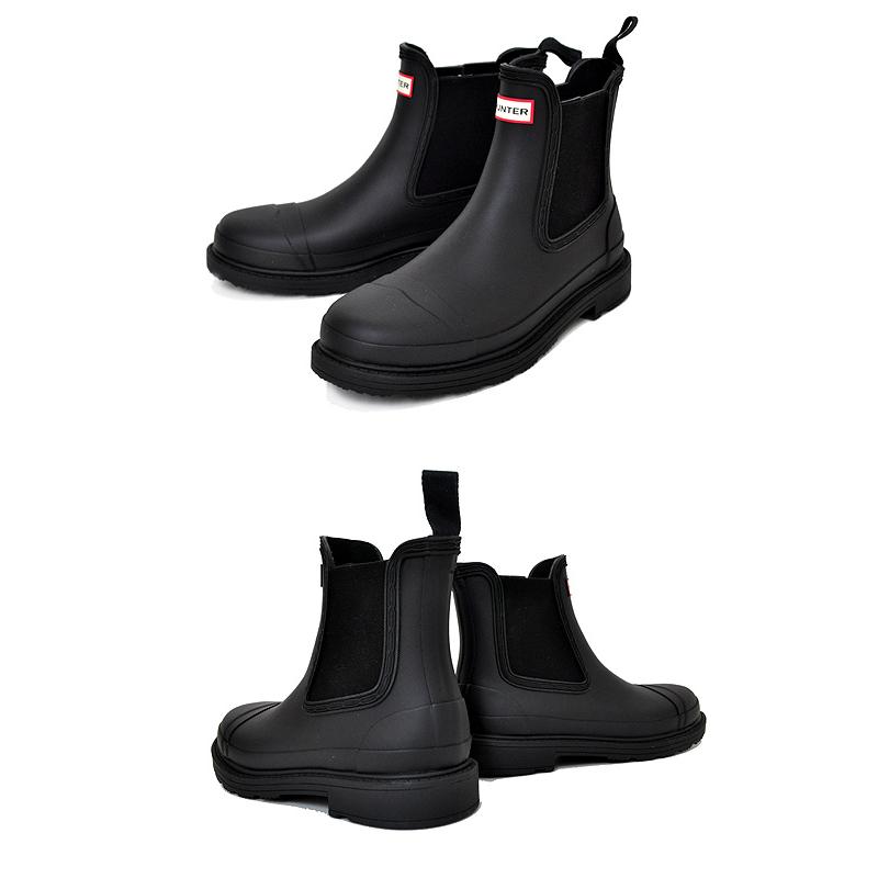 ハンター ウィメンズ コマンド チェルシー ブーツ HUNTER WOMENS COMMAND CHELSEA BOOT BLACK wfs1018rma-blk レディース 雨靴 長靴 レインブーツ サイドゴア｜ltd-online｜03