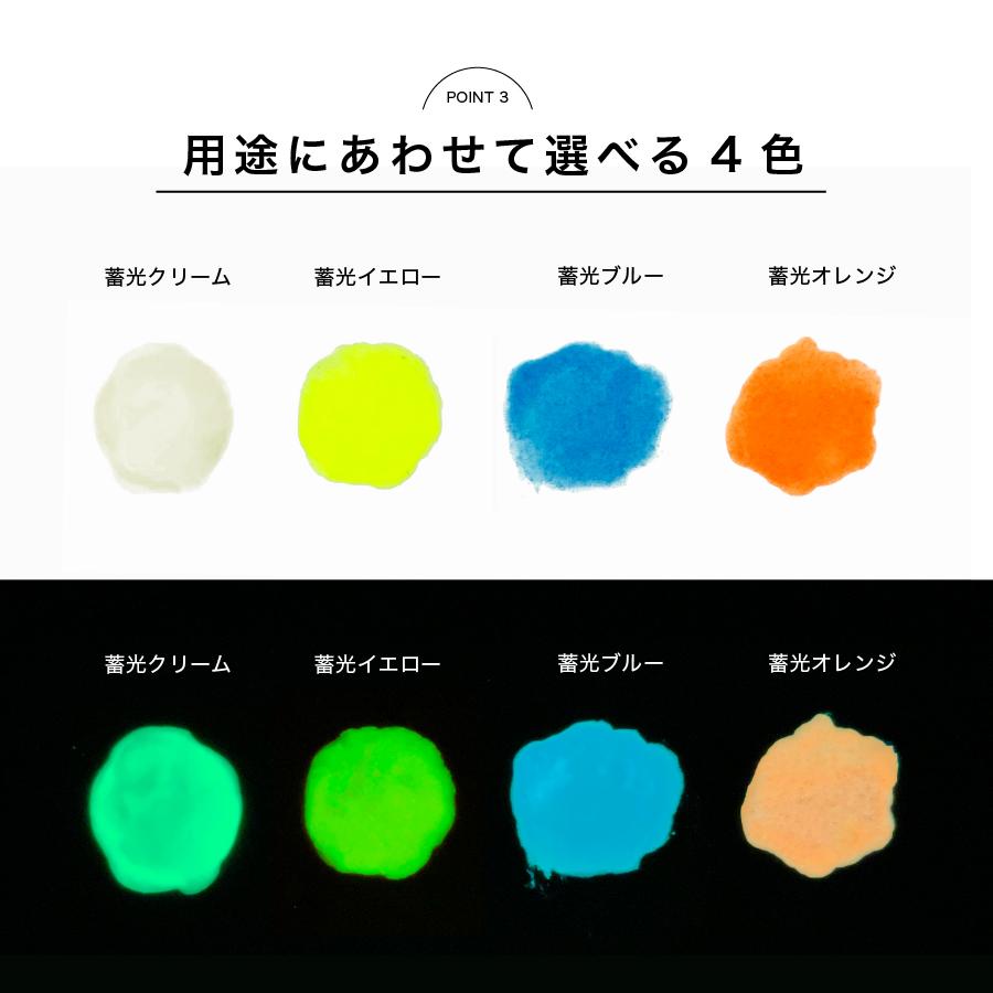蓄光塗料 蛍光塗料 高発光 夜光 ハンドメイド 夜釣り DIY 20g GLOW