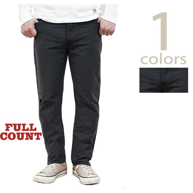 FULLCOUNT（フルカウント） 　1109DB　ブラックドビークロスパンツ　 Black Dobby Cloth   Fade Black   ジーパン   アメカジ   メンズ | FULLCOUNT