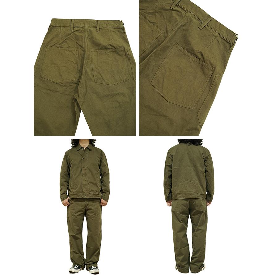 フルカウント FULLCOUNT 1119-3　Old Japanese Twill USN Trousers  OLIVE   ワークパンツ   アメカジ   メンズ | FULLCOUNT | 03
