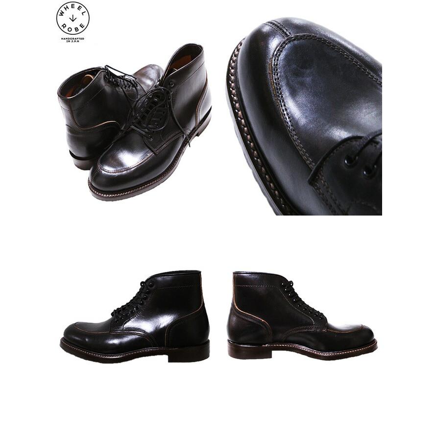 WHEEL ROBE（ウィールローブ） 　#15060　モックトゥブーツ　5"SPLIT MOC TOE BOOTS　 Last #314 　 HORWEEN CHROMEXCEL 　 ワークブーツ 　 アメカジ  … | WHEEL ROBE | 01