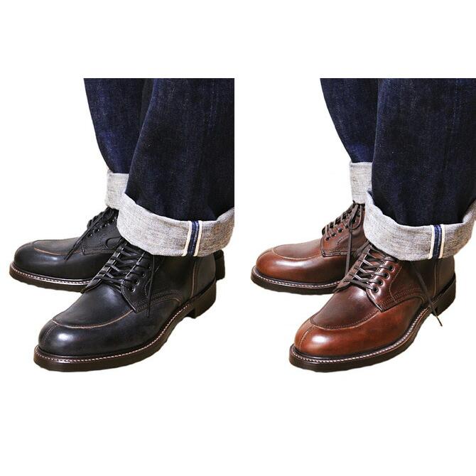 WHEEL ROBE（ウィールローブ） 　#15060　モックトゥブーツ　5"SPLIT MOC TOE BOOTS　 Last #314 　 HORWEEN CHROMEXCEL 　 ワークブーツ 　 アメカジ  … | WHEEL ROBE | 05