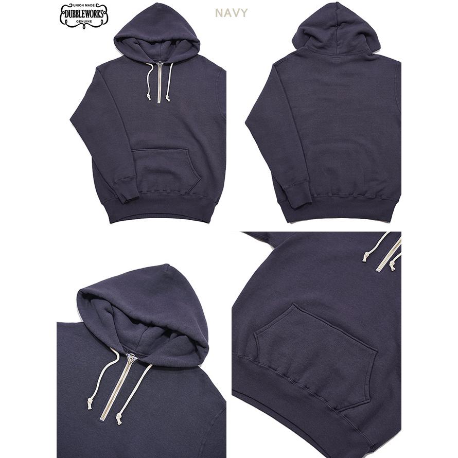 ダブルワークス　DUBBLEWORKS　161-86012　吊り編みハーフジップスウェットパーカー　 Tsuriami Harf Zip Sweat Parka   パーカー   アメカジ   メンズ | DUBBLEWORKS | 01