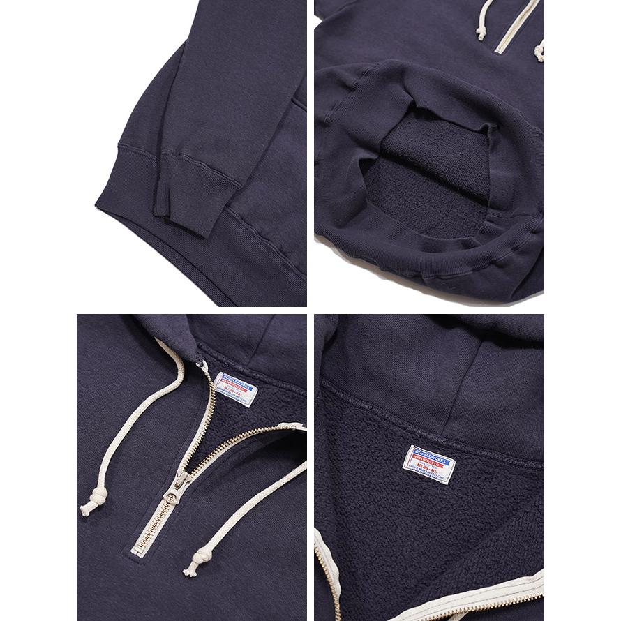 ダブルワークス　DUBBLEWORKS　161-86012　吊り編みハーフジップスウェットパーカー　 Tsuriami Harf Zip Sweat Parka   パーカー   アメカジ   メンズ | DUBBLEWORKS | 02