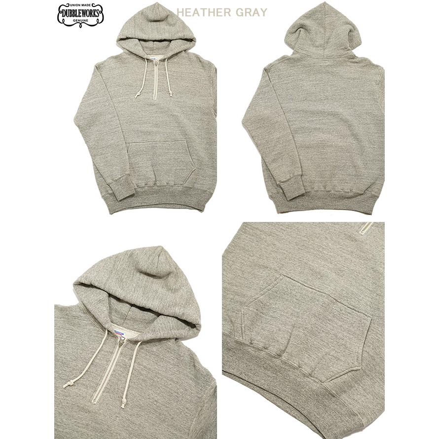 ダブルワークス　DUBBLEWORKS　161-86012　吊り編みハーフジップスウェットパーカー　 Tsuriami Harf Zip Sweat Parka   パーカー   アメカジ   メンズ | DUBBLEWORKS | 05