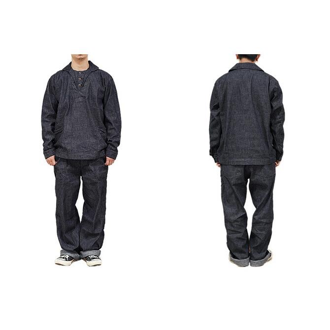 FULLCOUNT（フルカウント） 　2017-1  8oz.  デニムプルオーバージャケット　 Denim USN Pullover Jacket   ワークジャケット   アメカジ   メンズ | FULLCOUNT | 03