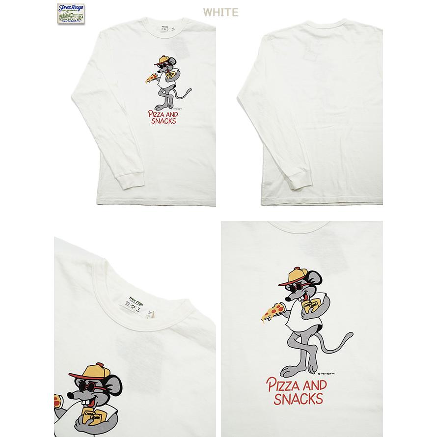 FREE RAGE（フリーレイジ） 　223CC738D プリント長袖Tシャツ  Pizza And Snacks   Tシャツ   アメカジ   メンズ | free rage | 01