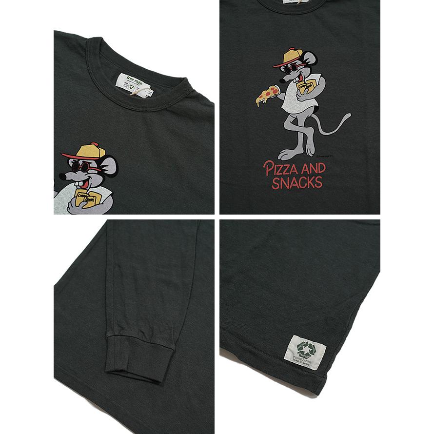 FREE RAGE（フリーレイジ） 　223CC738D プリント長袖Tシャツ  Pizza And Snacks   Tシャツ   アメカジ   メンズ | free rage | 03