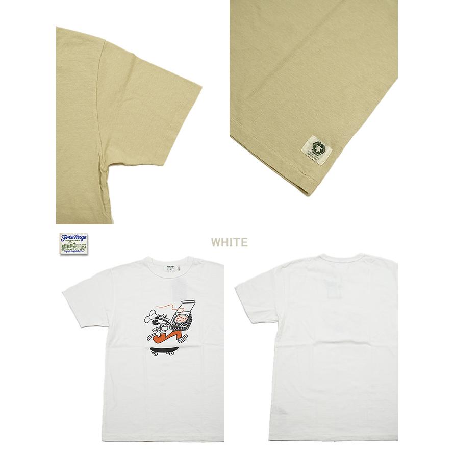 フリーレイジ　FREE RAGE　224BC772-C　プリントTシャツ  [ Delivery Pizza ]   Tシャツ   アメカジ   メンズ | free rage | 02