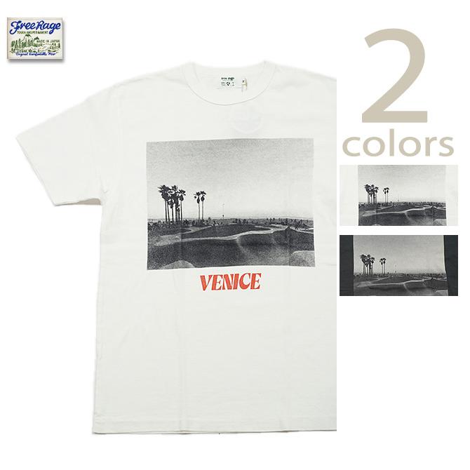 フリーレイジ　FREE RAGE　224BC773-A　プリントTシャツ  [ VENICE ]   Tシャツ   アメカジ   メンズ | free rage