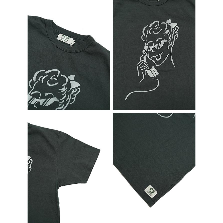 フリーレイジ　FREE RAGE　225BC795-D　プリントTシャツ  [ Call Girl ]   Tシャツ   アメカジ   メンズ | free rage | 03