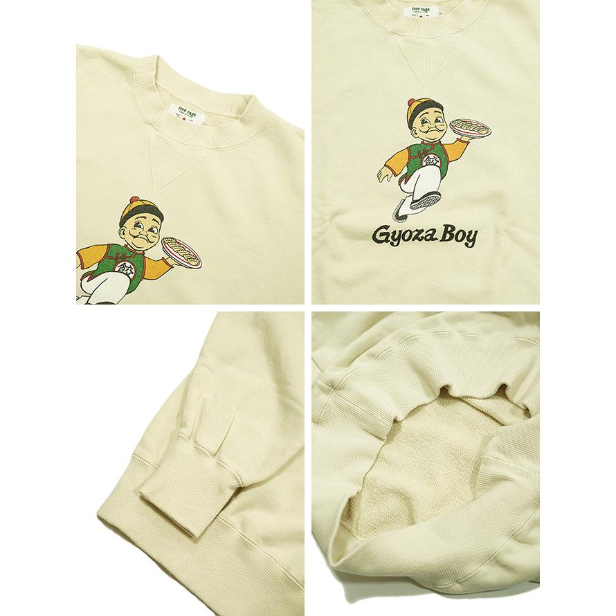 フリーレイジ　FREE RAGE　225CC806C　クラシッククルースウェット　[ Gyoza Boy vol.2 ]　スウェット　アメカジ　メンズ | free rage | 02
