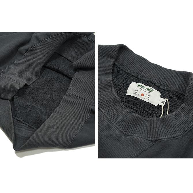 フリーレイジ　FREE RAGE　225CC809A　ハンドクラフトクルースウェット　[ Hand Stamp ]　スウェット　アメカジ　メンズ | free rage | 03