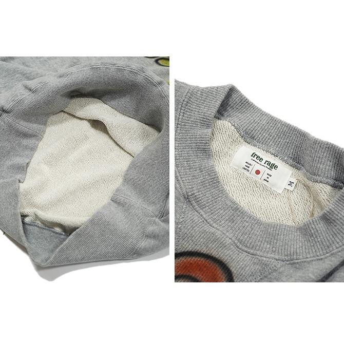 フリーレイジ　FREE RAGE　225CC809B　ハンドクラフトクルースウェット　[ Hand Brush Paint ]　スウェット　アメカジ　メンズ | free rage | 03