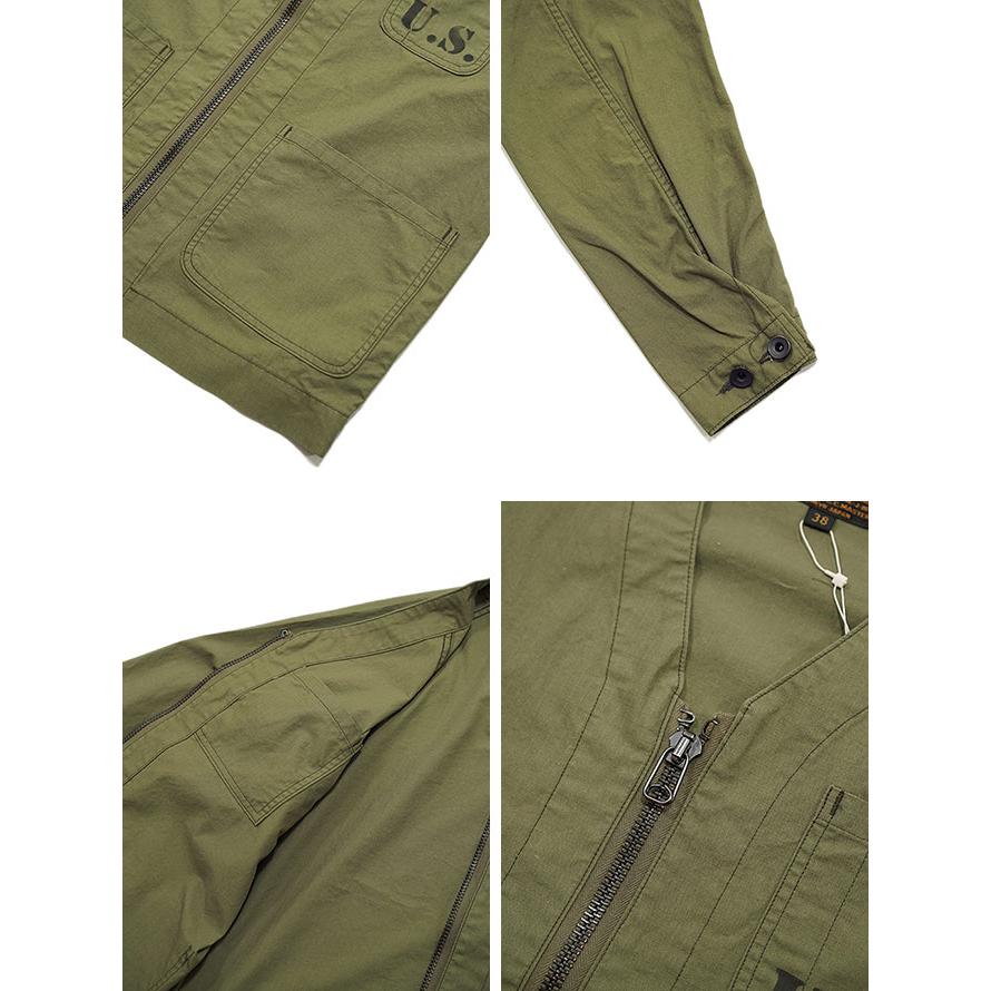 PHERROW'S　フェローズ ダック地ワークジャケットolive 新品未使用 Pherrow's（フェローズ） Pherrow's 24S-PCMC1 Military Enginner