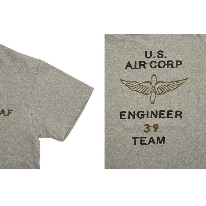 フェローズ　Pherrow's　24S-PTP3　刺繍T-シャツ　[ USAAF ]　プリントTシャツ   半袖Tシャツ   アメカジ　メンズ｜lua-shopping｜06