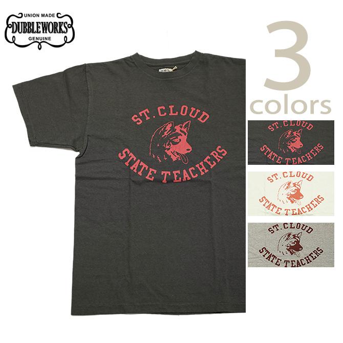 ダブルワークス　DUBBLEWORKS　252-33005-03　プリントTシャツ [ Printed Tee ] [ STATE TEACHERS ]   ヴィンテージTシャツ   アメカジ   メンズ