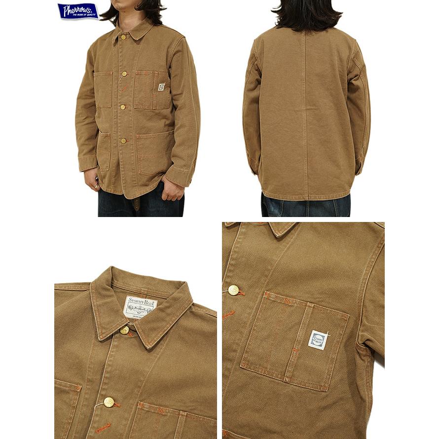 フェローズ　Pherrow's　25W-560CA　BROWN DUCK COVERALL [ Sweet Orr Type ]　カバーオール　アメカジ   メンズ | Pherrow's | 01