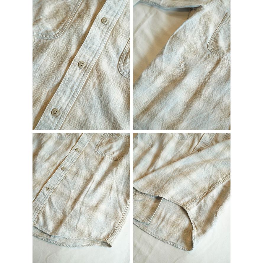 フェローズ　Pherrow's　26S-731SN-UW　オンブレチェックネルシャツ [ Ombre Flannel Shirts ] [ Used Wash ]　ネルシャツ　アメカジ　メンズの画像