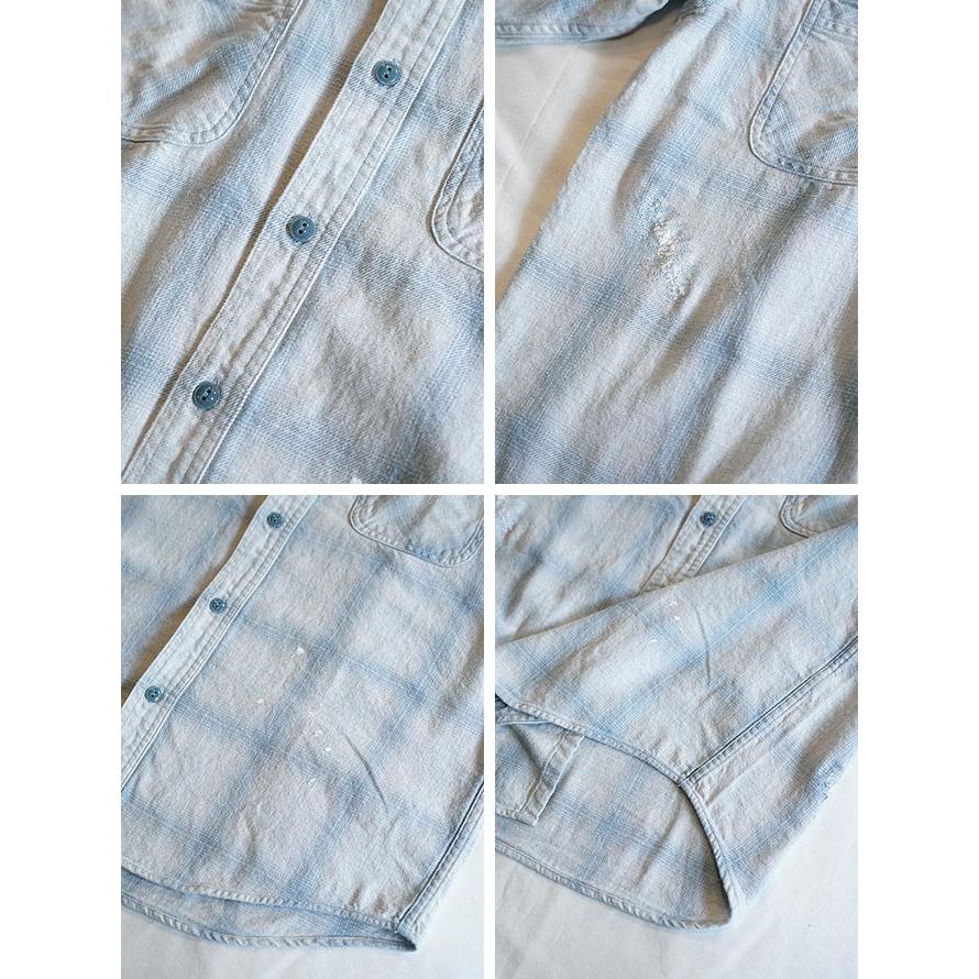 フェローズ　Pherrow's　26S-731SN-UW　オンブレチェックネルシャツ [ Ombre Flannel Shirts ] [ Used Wash ]　ネルシャツ　アメカジ　メンズの画像