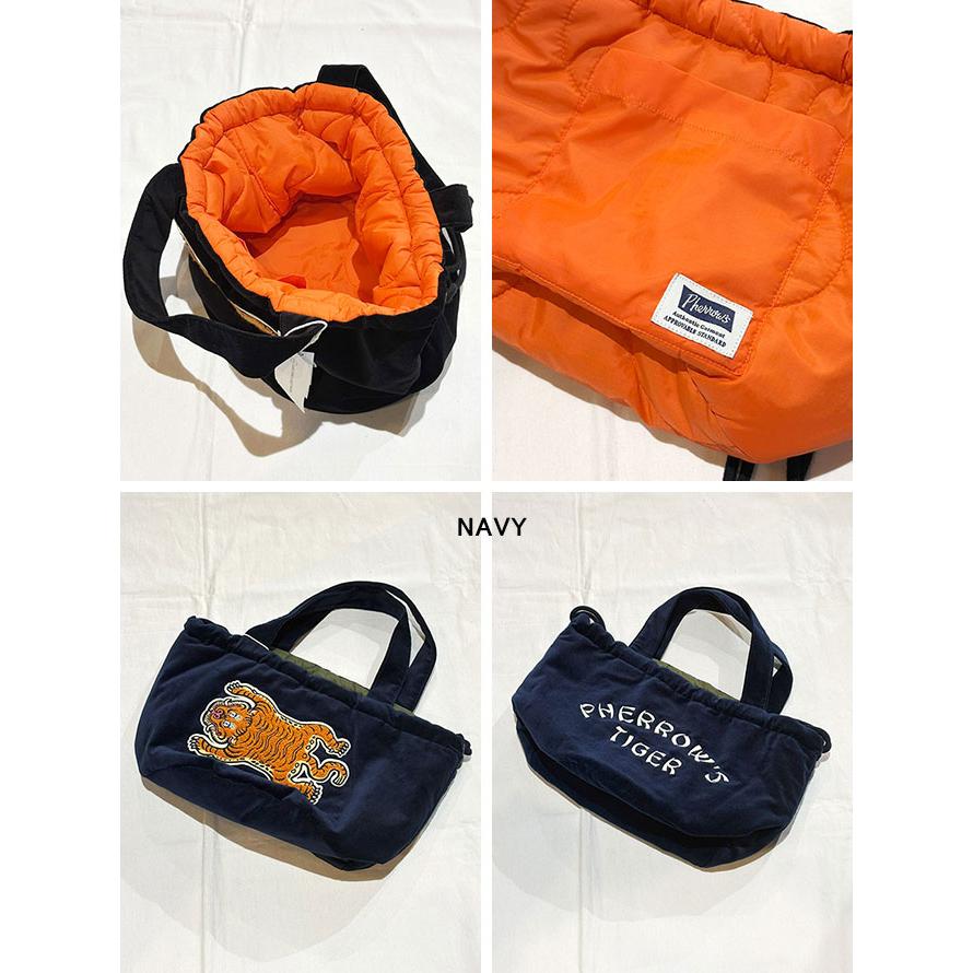 フェローズ　Pherrow's　26W-PSVB1　別珍巾着バッグ　[ Tibetan Tiger ]　トートバッグ  アメカジ　メンズ | Pherrow's | 02